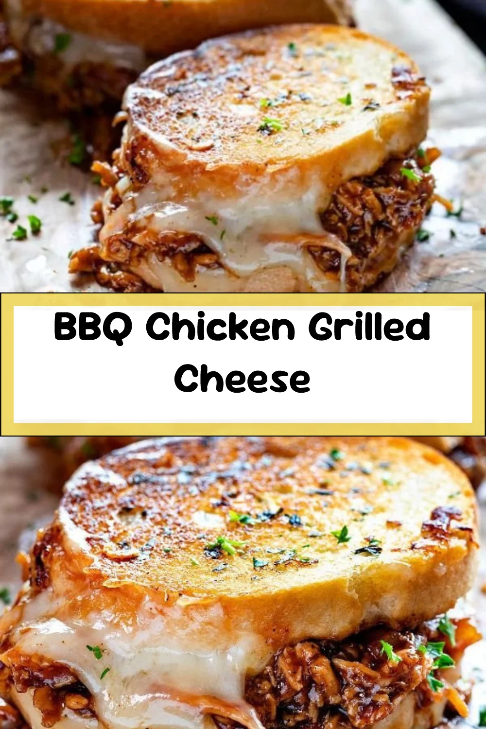 BBQ Chicken Grilled Cheese