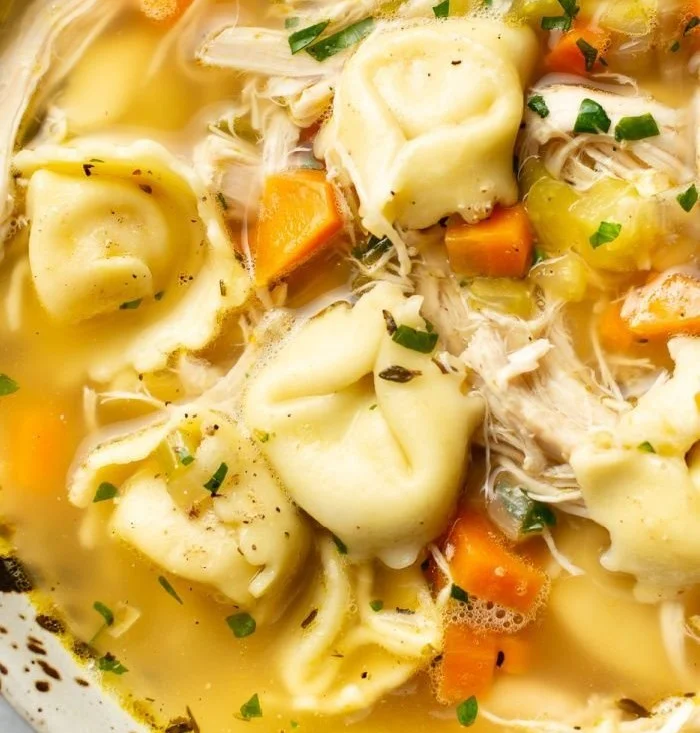 Chicken Tortellini Soup