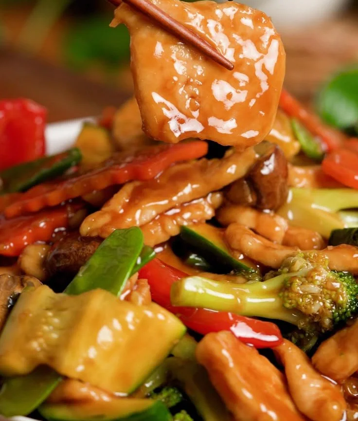 Chicken with Mixed Vegetable Stir Fry