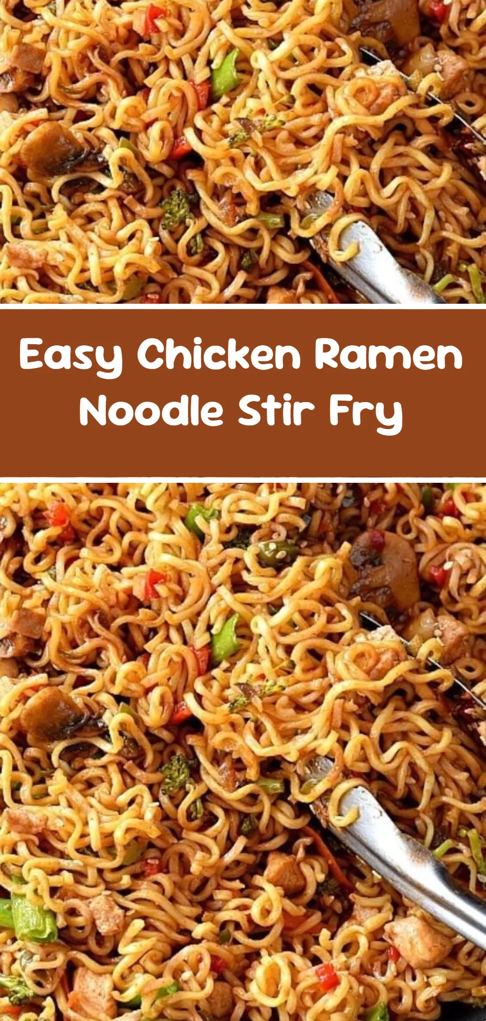 Easy Chicken Ramen Noodle Stir Fry