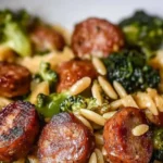 one pan chicken sausage and broccoli orzo 2026 07 04 192700