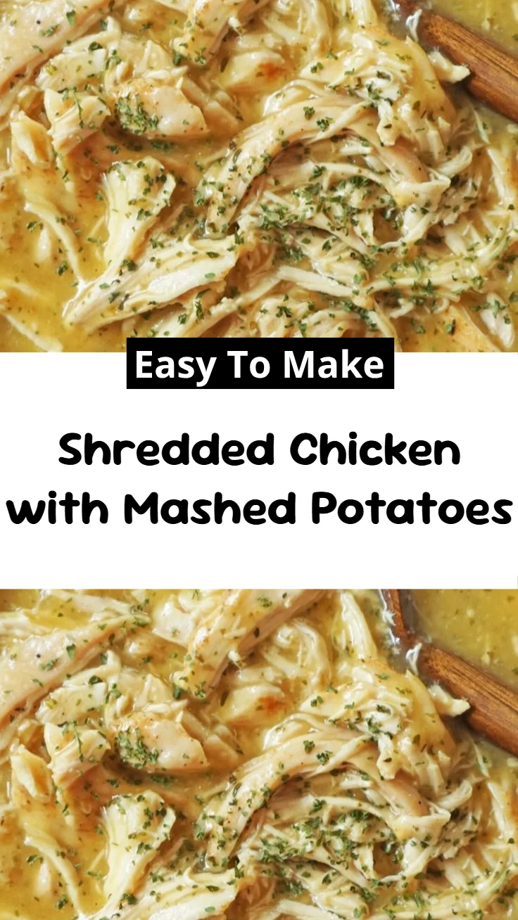 Shredded Chicken with Mashed Potatoes