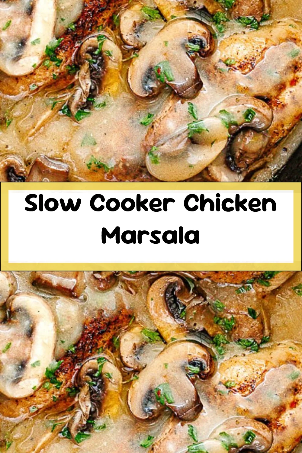 Slow Cooker Chicken Marsala