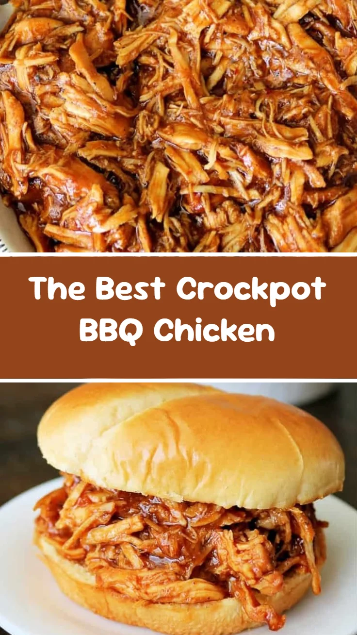 The Best Crockpot BBQ Chicken