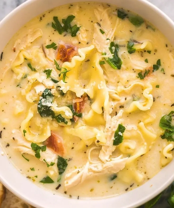 White Lasagna Soup
