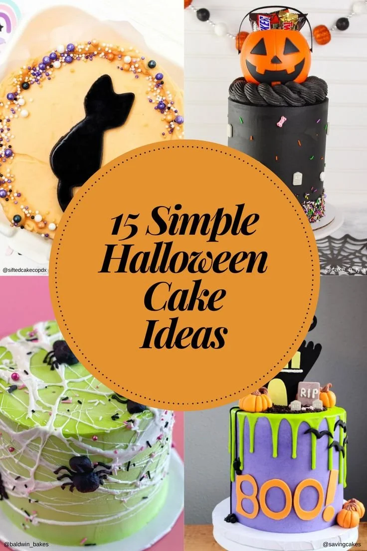 15 Simple Halloween cake ideas for spooky celebrations