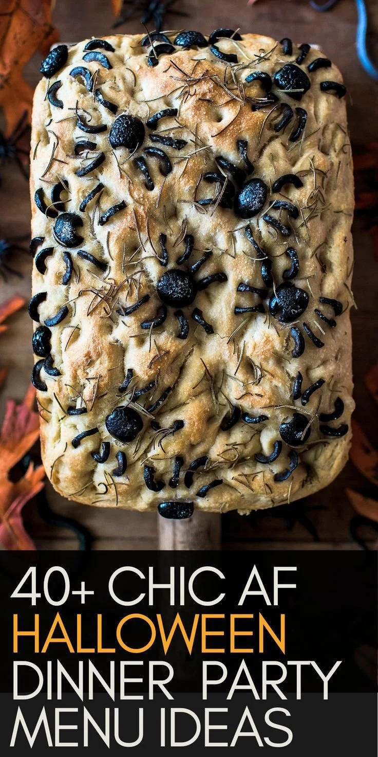 Hauntingly chic Halloween dinner party recipes for a spooky soirée.