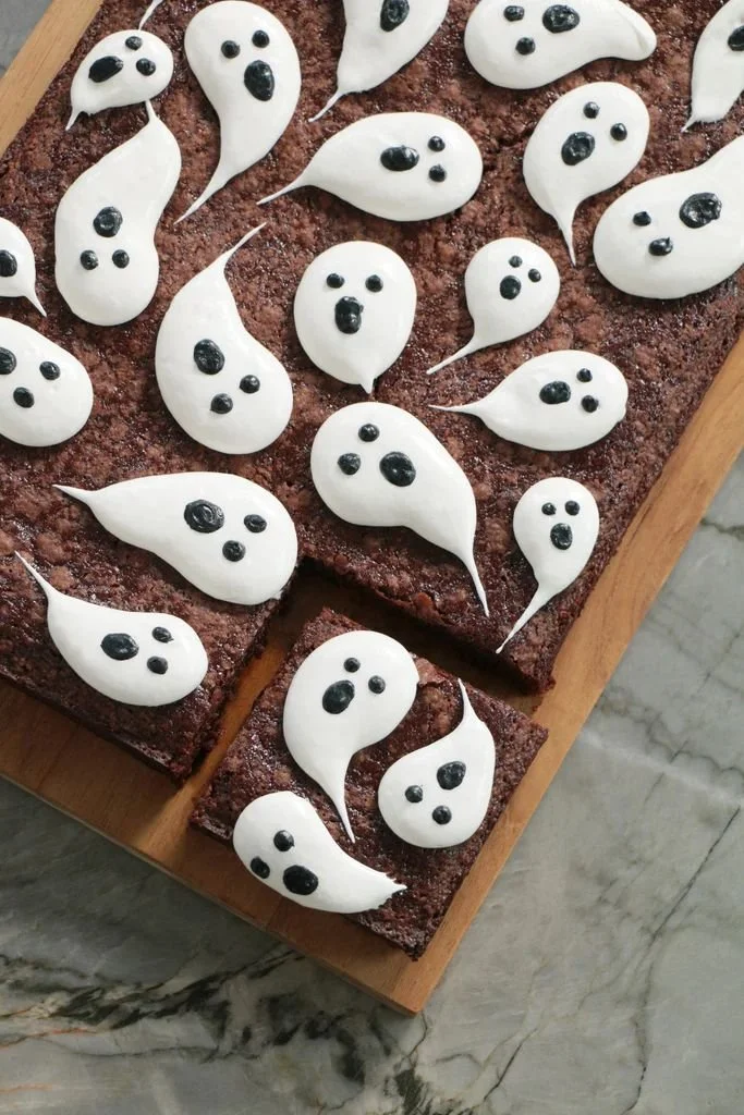Delicious Boo Brownies for Halloween or any special occasion
