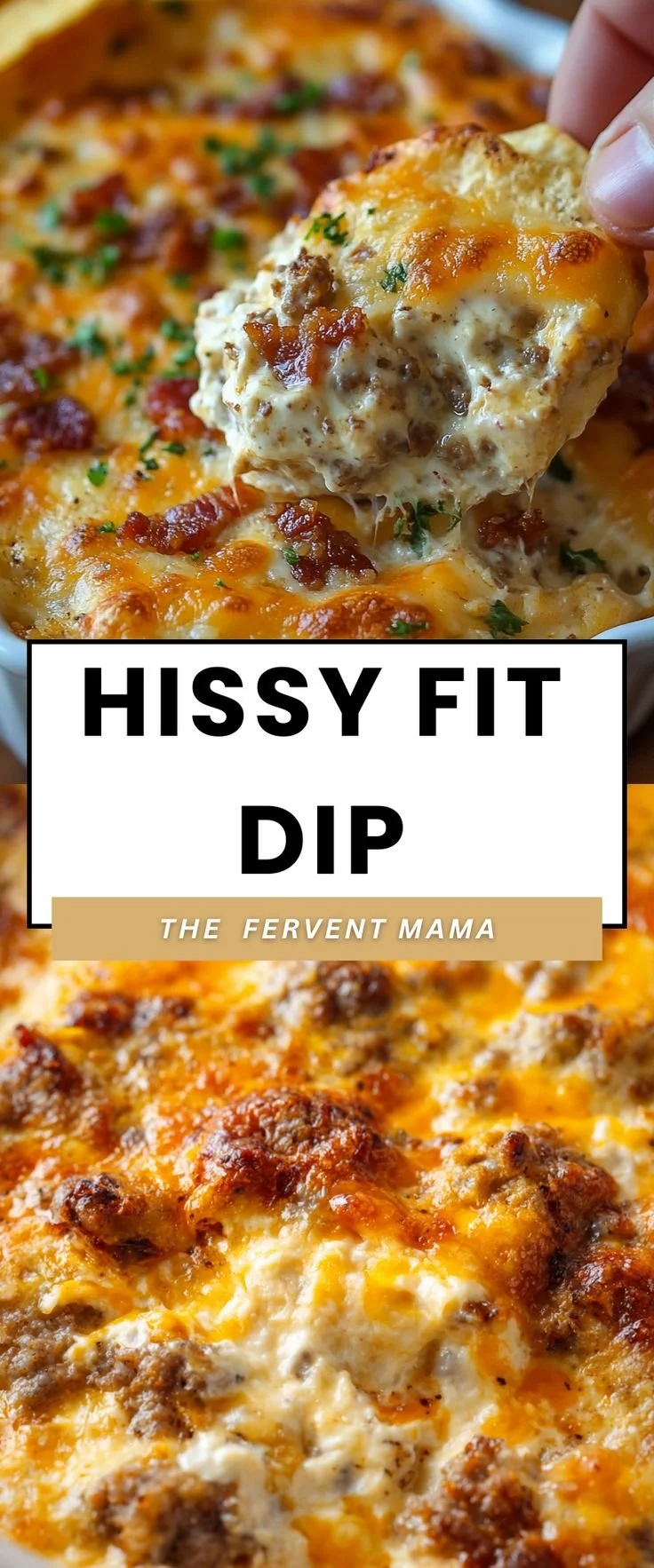 Hissy Fit Dip served in a bowl with colorful veggies on the side