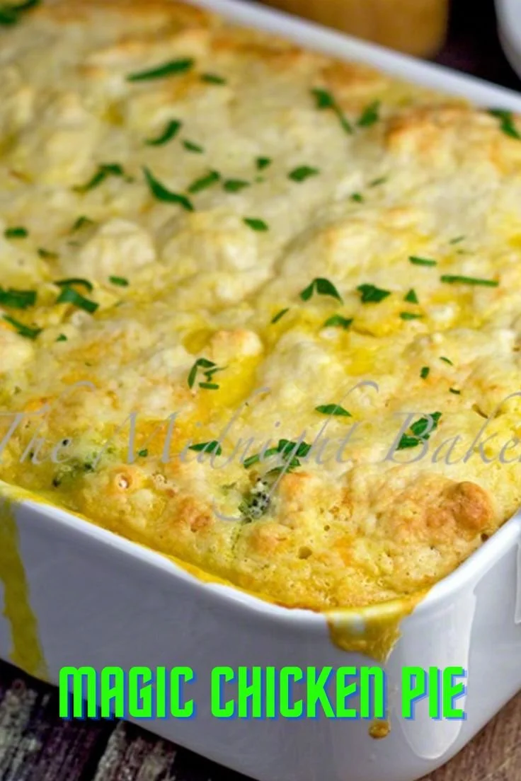 Delicious Magic Chicken Pie Recipe with flaky crust and savory filling.