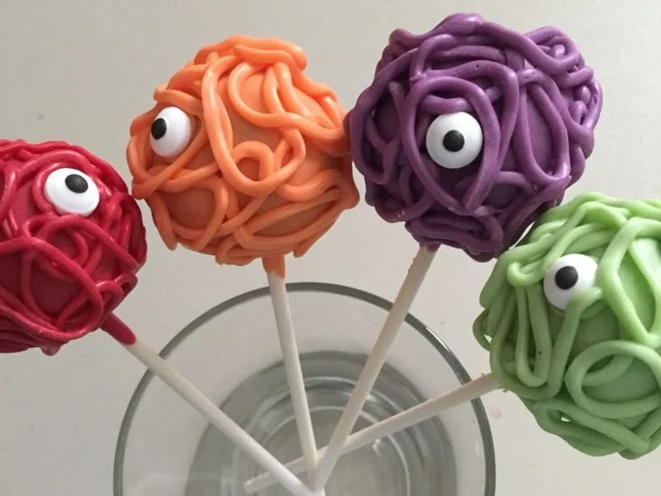 Monster Cake Pops for Halloween birthday party favors on Etsy