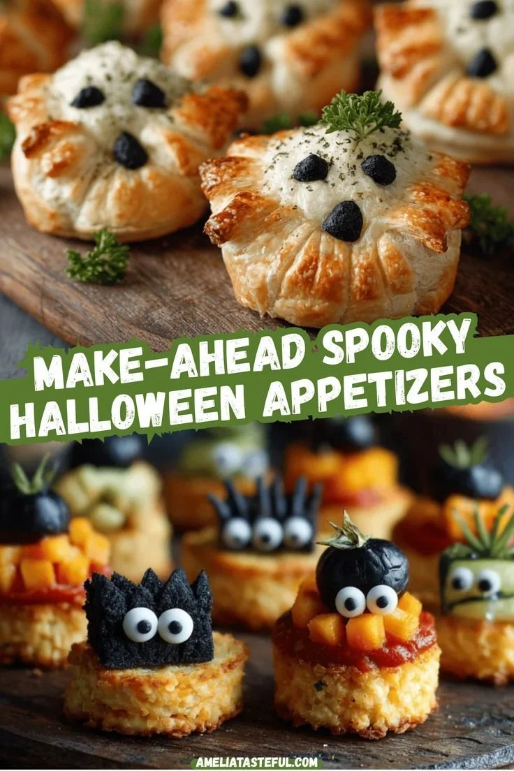 Festive spooky Halloween appetizers perfect for Halloween parties